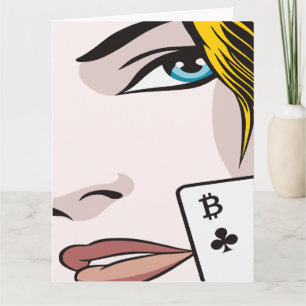 Bitcoin Girl Karte