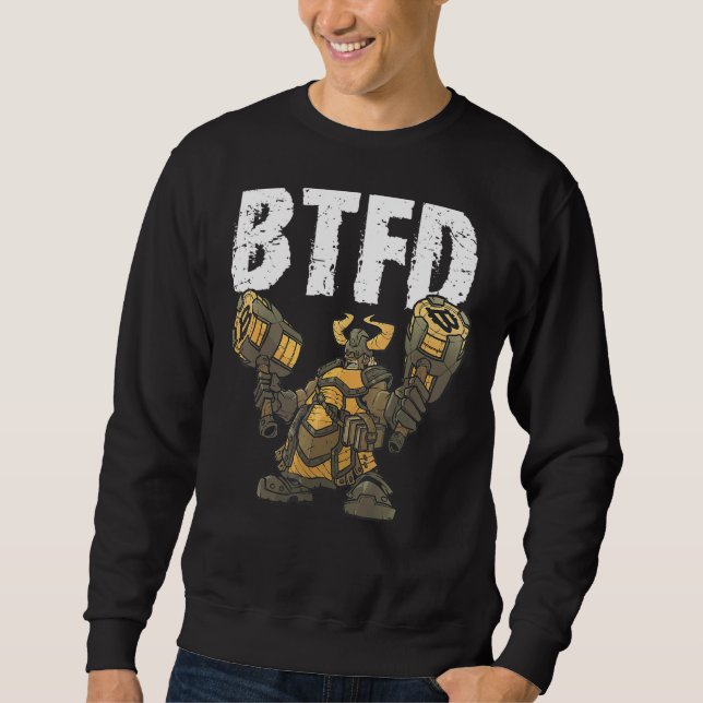 Bitcoin Graphic BTF Kaufen Sie den Dip Sprichwort  Sweatshirt (Vorderseite)