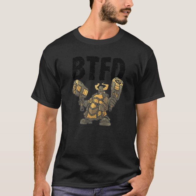 Bitcoin Graphic BTF Kaufen Sie den Dip Sprichwort  T-Shirt (Vorderseite)