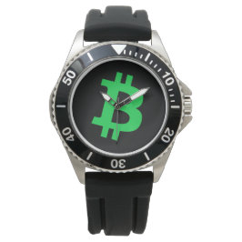 Bitcoin Green Day Armbanduhr
