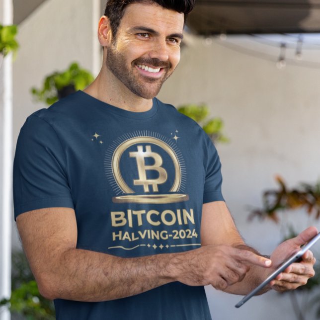 BITCOIN HALVING 2024 digitale Krypto-Währung T-Shirt (Von Creator hochgeladen)