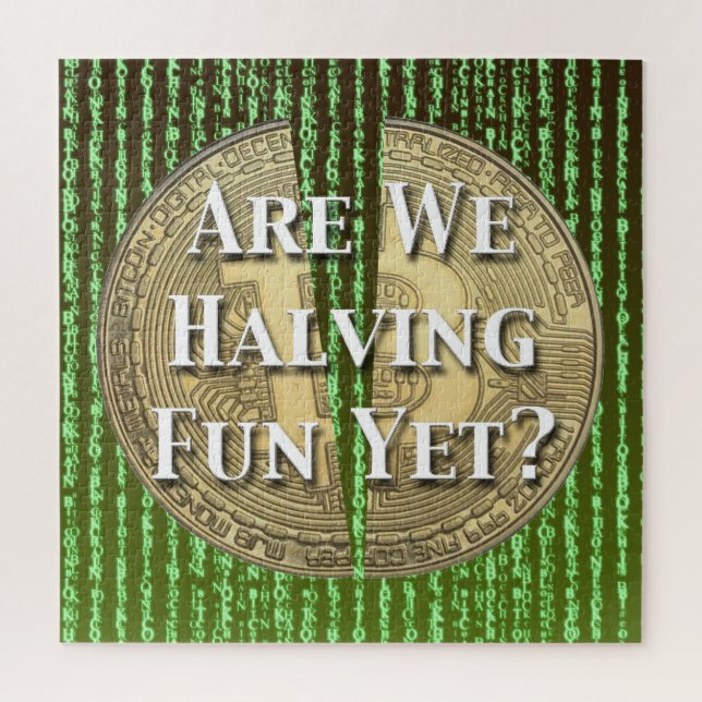 Bitcoin-Halving-Ereignis Puzzle (Vertikal)