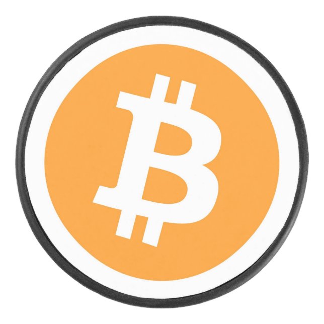 Bitcoin Hockey Puck (Vorderseite)