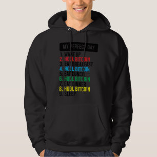Bitcoin HODL Meme BTC Idee für einen Bitcoin-Anhän Hoodie