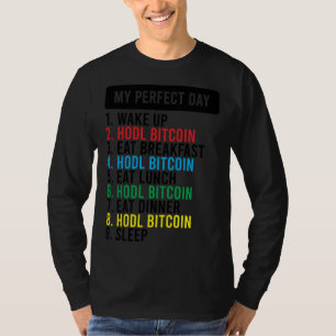 Bitcoin HODL Meme BTC Idee für einen Bitcoin-Anhän T-Shirt