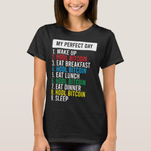 Bitcoin HODL Meme BTC Idee für einen Bitcoiner T-Shirt