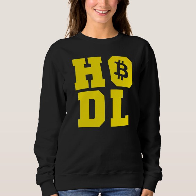 Bitcoin Hodl Sweatshirt (Vorderseite)