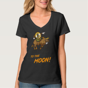 Bitcoin Hodl zum Mond BTC Bull Crypto Hodler T-Shirt