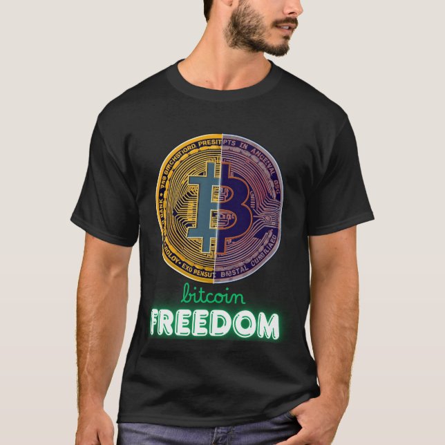 Bitcoin is freedom T-Shirt (Vorderseite)
