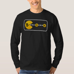 Bitcoin jagt Dollar und Euro Fiat-Währung - Nein T-Shirt