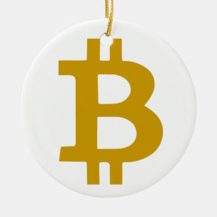 Bitcoin Keramik Ornament