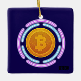 BITCOIN KERAMIKORNAMENT