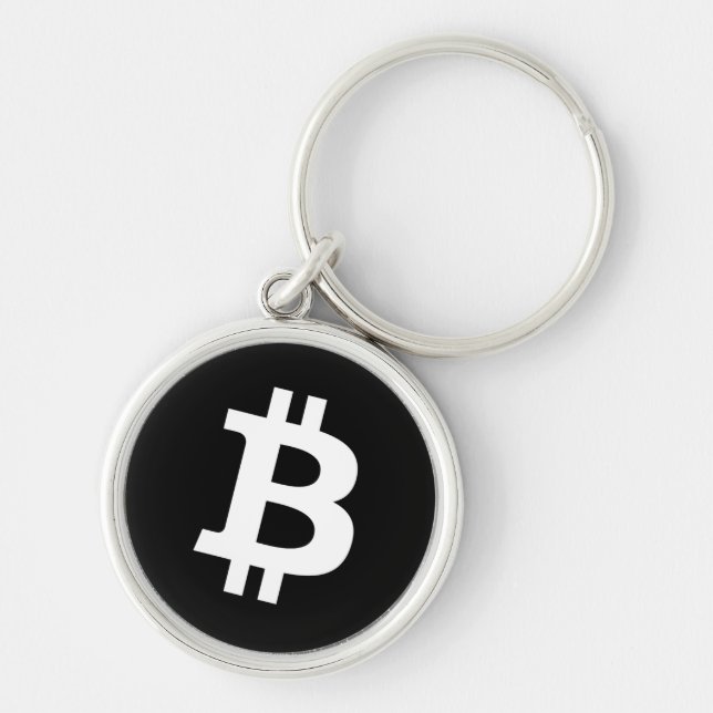 Bitcoin Keyring Tag Schlüsselanhänger (Vorne)