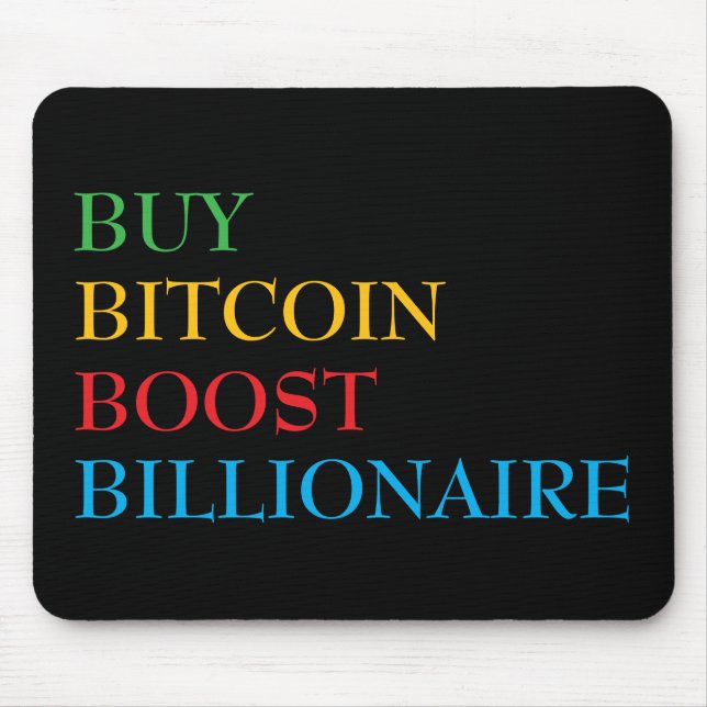 Bitcoin Krypto Mousepad (Vorne)