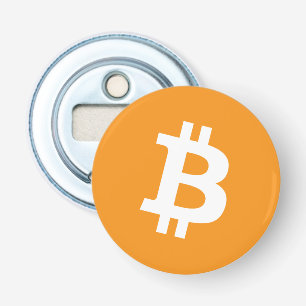 Bitcoin Kryptowährung Logo Flaschenöffner