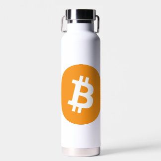 Bitcoin-Kryptowährung-Logo Trinkflasche