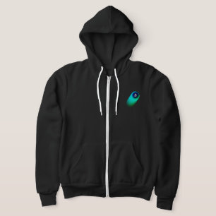 Bitcoin Kunst (Komet - Stil 2, Schwarz) Hoodie