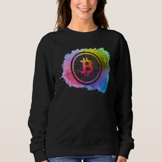 Bitcoin Kunsthändler Miner Hodl Token Krypto Sweatshirt (Vorderseite)