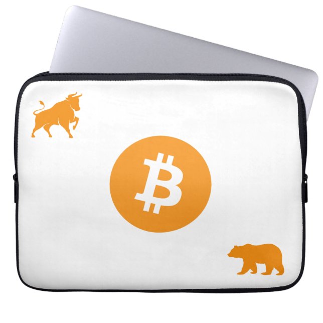 Bitcoin Laptop Case (Vorderseite)