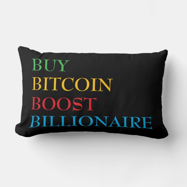 Bitcoin Lendenkissen (Vorderseite)