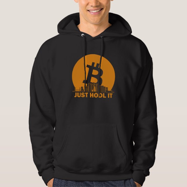 Bitcoin Lisbon Skyline  Lisbon Bitcoin Maximalist Hoodie (Vorderseite)