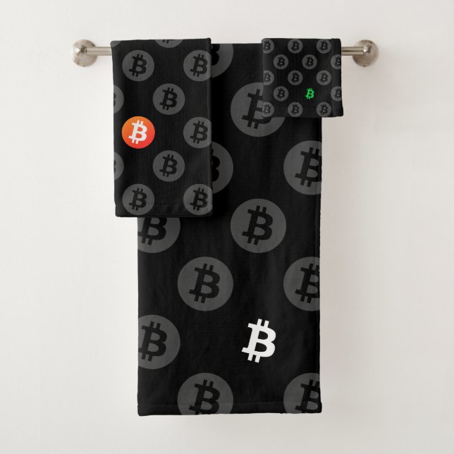 Bitcoin-Logo Badhandtuch Set (Insitu)
