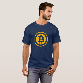Bitcoin-Logo beidseitig bedruckt T-Shirt