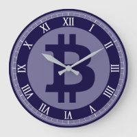 Bitcoin-Logo-Grafik-Geschäft, Bürowand