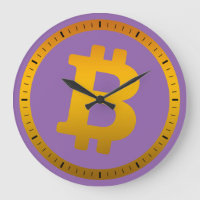Bitcoin-Logo-Grafik-Geschäft, Bürowand
