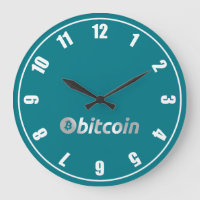 Bitcoin-Logo-Grafik-Geschäft, Bürowand