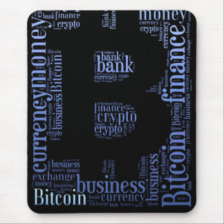 Bitcoin-Logo-Grafik Mousepad