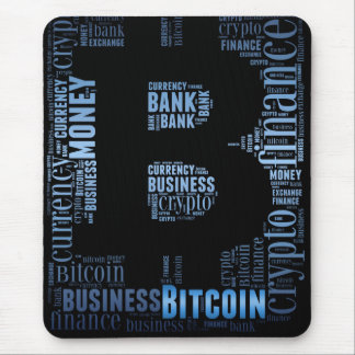 Bitcoin-Logo-Grafik Mousepad