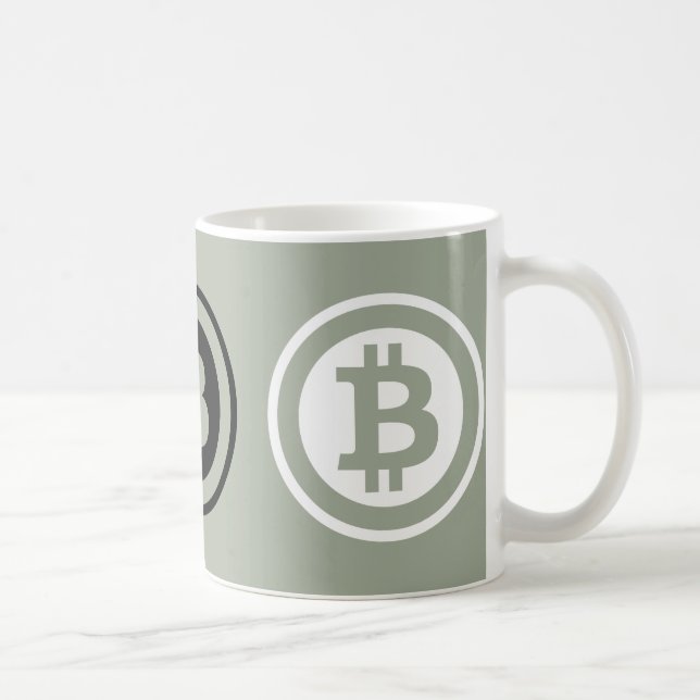 Bitcoin-Logo Kaffeetasse (Rechts)