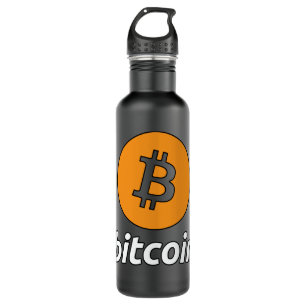 Bitcoin-Logo Kryptowährung BTC Hoodie Edelstahlflasche