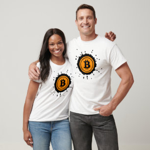 Bitcoin-Logo Kryptowährung T-Shirt