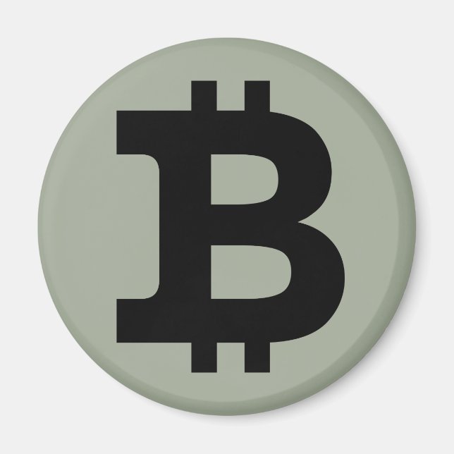 Bitcoin-Logo Magnet (Vorne)