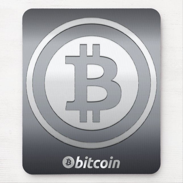Bitcoin-Logo Mousepad (Vorne)