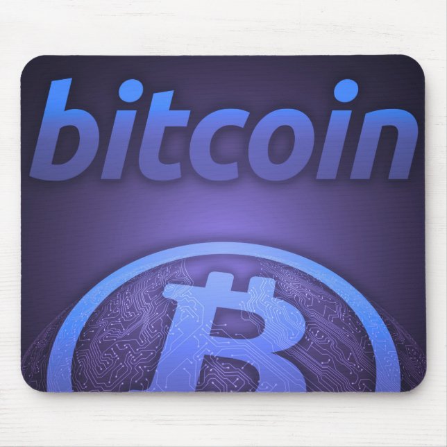 Bitcoin-Logo Mousepad (Vorne)