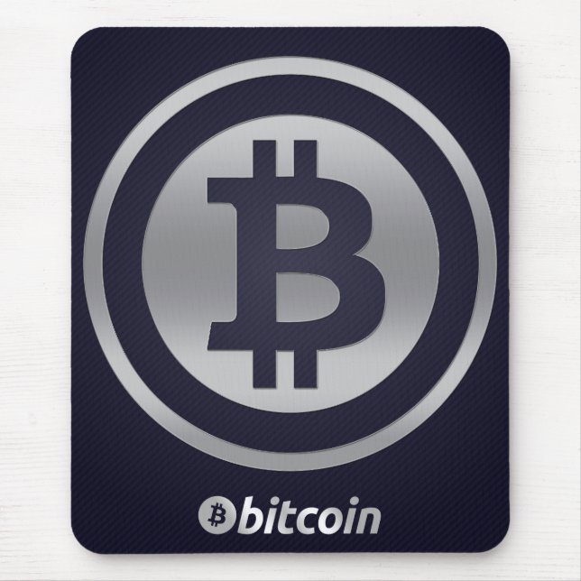 Bitcoin-Logo Mousepad (Vorne)