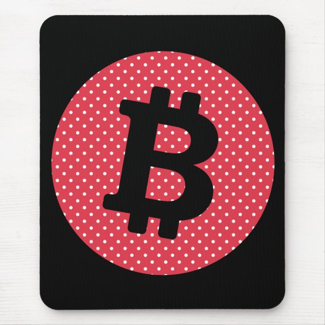 Bitcoin-Logo Mousepad (Vorne)