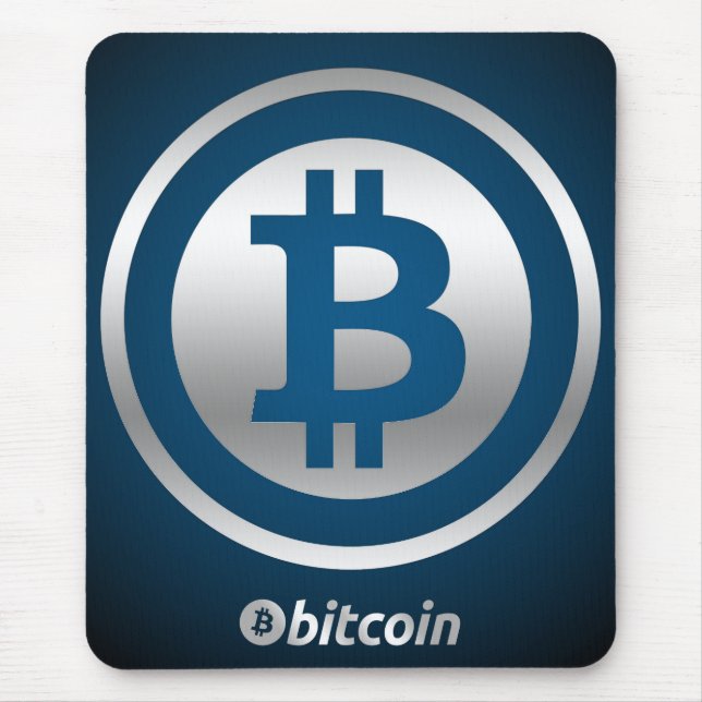Bitcoin-Logo Mousepad (Vorne)
