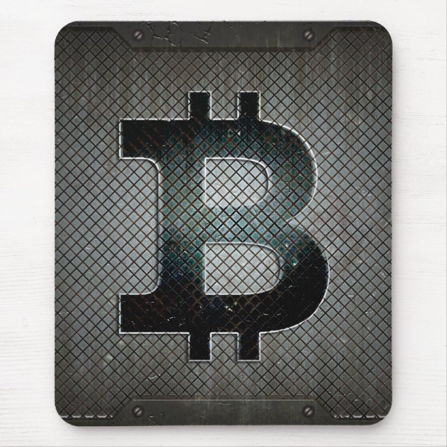 Bitcoin-Logo Mousepad (Vorne)
