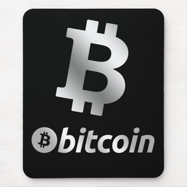 Bitcoin-Logo Mousepad (Vorne)
