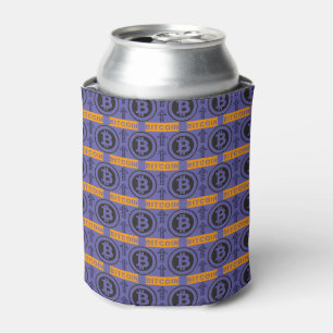 Bitcoin Logo-Muster Dosenkühler