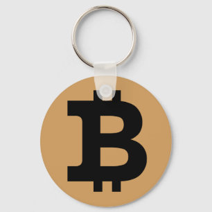 Bitcoin-Logo Schlüsselanhänger