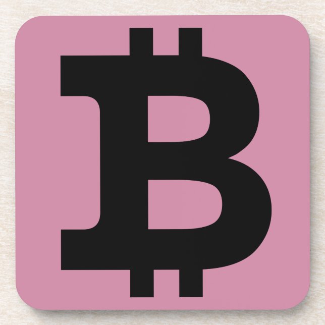 Bitcoin-Logo Untersetzer (Vorderseite)