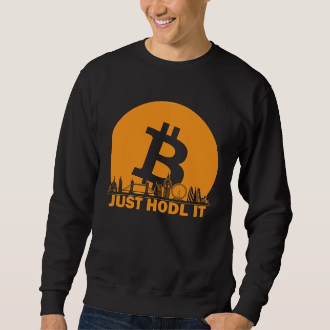 Bitcoin London Skyline  London Bitcoin Maximalist Sweatshirt (Vorderseite)