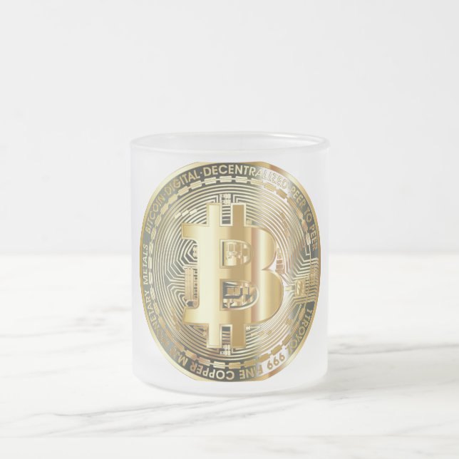 Bitcoin Mattglastasse (Mittel)