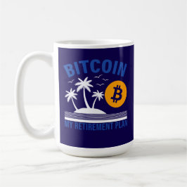 Bitcoin Mein Ruhestand, Insel-Vibes Tropisch Kaffeetasse