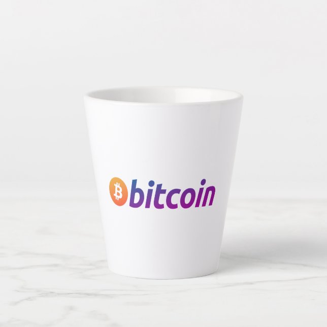 Bitcoin Miami Milchtasse (Vorderseite)